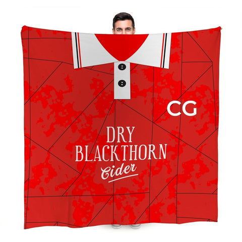 Bristol - 1993 Home Shirt - Personalised Retro Fleece Blanket