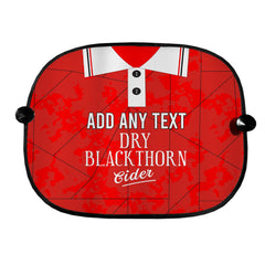 Bristol 1993 Home Shirt - Personalised Retro Football Car Sun Shade - Set of 2