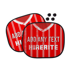 Bristol 1998 Home Shirt - Personalised Retro Football Car Sun Shade - Set of 2