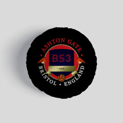 Bristol Aston Gate - Football Legends - Circle Cushion 14inch