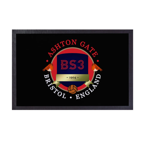 Bristol Aston Gate  - Football Legends - Door Mat -60cm X 40cm