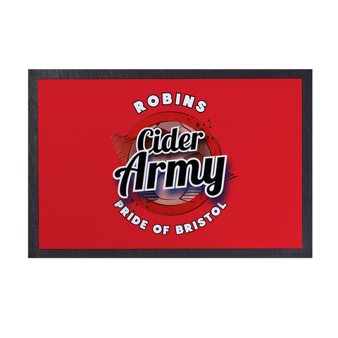 Bristol Cider Army  - Football Legends - Door Mat -60cm X 40cm