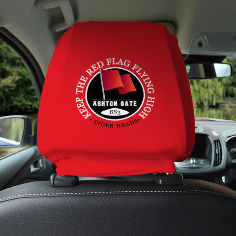 Bristol Red Flag - Football Legends - Headrest Cover