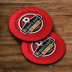 Bristol Robins Nest - Football Coaster - Square Or Circle
