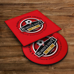 Bristol Robins Nest - Football Coaster - Square Or Circle