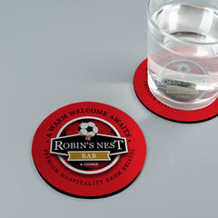 Bristol Robins Nest - Football Coaster - Square Or Circle