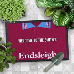 Burnley 1994 Home Shirt - Personalised Retro Door Mat - 60cm x 40cm
