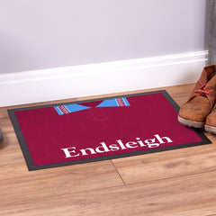 Burnley 1994 Home Shirt - Personalised Retro Door Mat - 60cm x 40cm