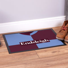 Burnley 1998 Home Shirt - Personalised Retro Door Mat - 60cm x 40cm