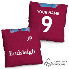 Burnley - 1994 Home Shirt - 45cm or 61cm Showerproof Outdoor Retro Cushion