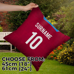 Burnley - 1994 Home Shirt - 45cm or 61cm Showerproof Outdoor Retro Cushion