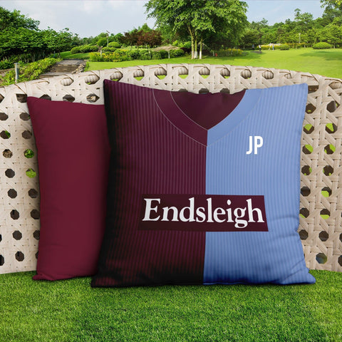 Burnley - 1998 Home Shirt - 45cm or 61cm Retro Showerproof Outdoor Cushion