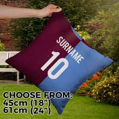 Burnley - 1998 Home Shirt - 45cm or 61cm Retro Showerproof Outdoor Cushion