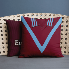 Burnley - 1975 Home Shirt - 45cm or 61cm Retro Cushion