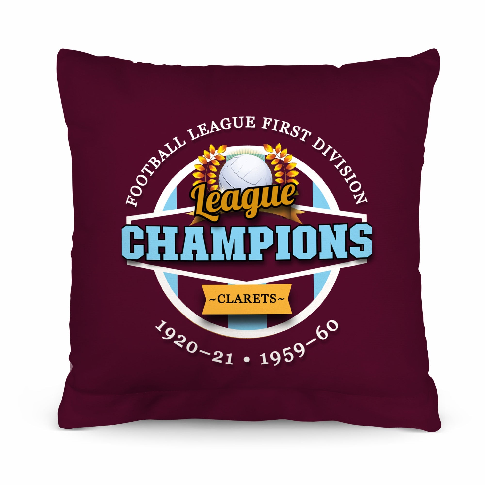 Burnley Champions - Football Legends - Cushion 10inch