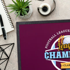 Burnley Champions  - Football Legends - Door Mat -60cm X 40cm