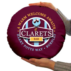 Burnley Clarets - Football Legends - Circle Cushion 14inch