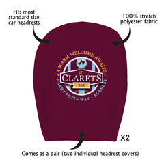 Burnley Clarets - Football Legends - Headrest Cover