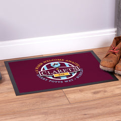 Burnley Clarets  - Football Legends - Door Mat -60cm X 40cm