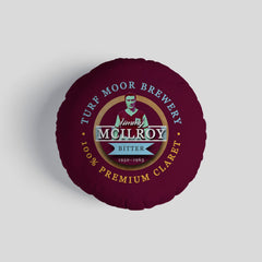 Burnley Jimmy McIlroy - Football Legends - Circle Cushion 14inch