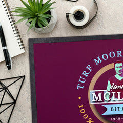 Burnley Jimmy McIlroy  - Football Legends - Door Mat -60cm X 40cm