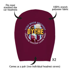 Burnley Sean Dyche - Football Legends - Headrest Cover