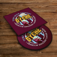 Burnley Sean Dyche - Football Coaster - Square Or Circle