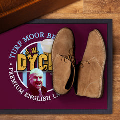 Burnley Sean Dyche  - Football Legends - Door Mat -60cm X 40cm