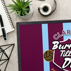 Burnley Till I Die - Football Legends - Door Mat -60cm X 40cm
