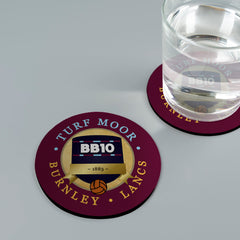 Burnley Turf Moor - Football Coaster - Square Or Circle