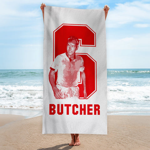 England - Butcher 6 - Beach Towel - 150cm x 75cm