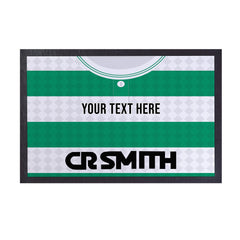Celtic 1988 Home Shirt - Personalised Retro Door Mat - 60cm x 40cm