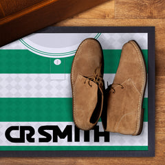 Celtic 1988 Home Shirt - Personalised Retro Door Mat - 60cm x 40cm