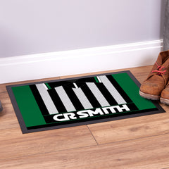 Celtic 1994 Away Shirt - Personalised Retro Door Mat - 60cm x 40cm