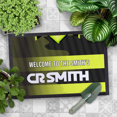 Celtic 1997 Away Shirt - Personalised Retro Door Mat - 60cm x 40cm