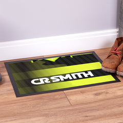 Celtic 1997 Away Shirt - Personalised Retro Door Mat - 60cm x 40cm