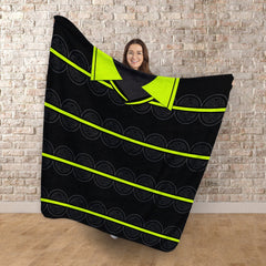 Celtic Retro - 1999 Away Shirt - Personalised Retro Fleece Blanket