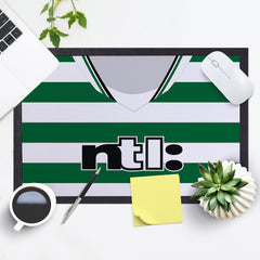 Celtic 2001 Home Shirt - Personalised Retro Door Mat - 60cm x 40cm