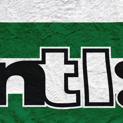 Celtic Retro - 2001 Home Shirt - Personalised Retro Fleece Blanket