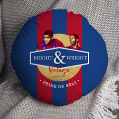 Crystal-Palace Bright Wright - Football Legends - Circle Cushion 14inch