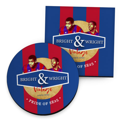 Crystal-Palace Bright Wright - Football Coaster - Square Or Circle