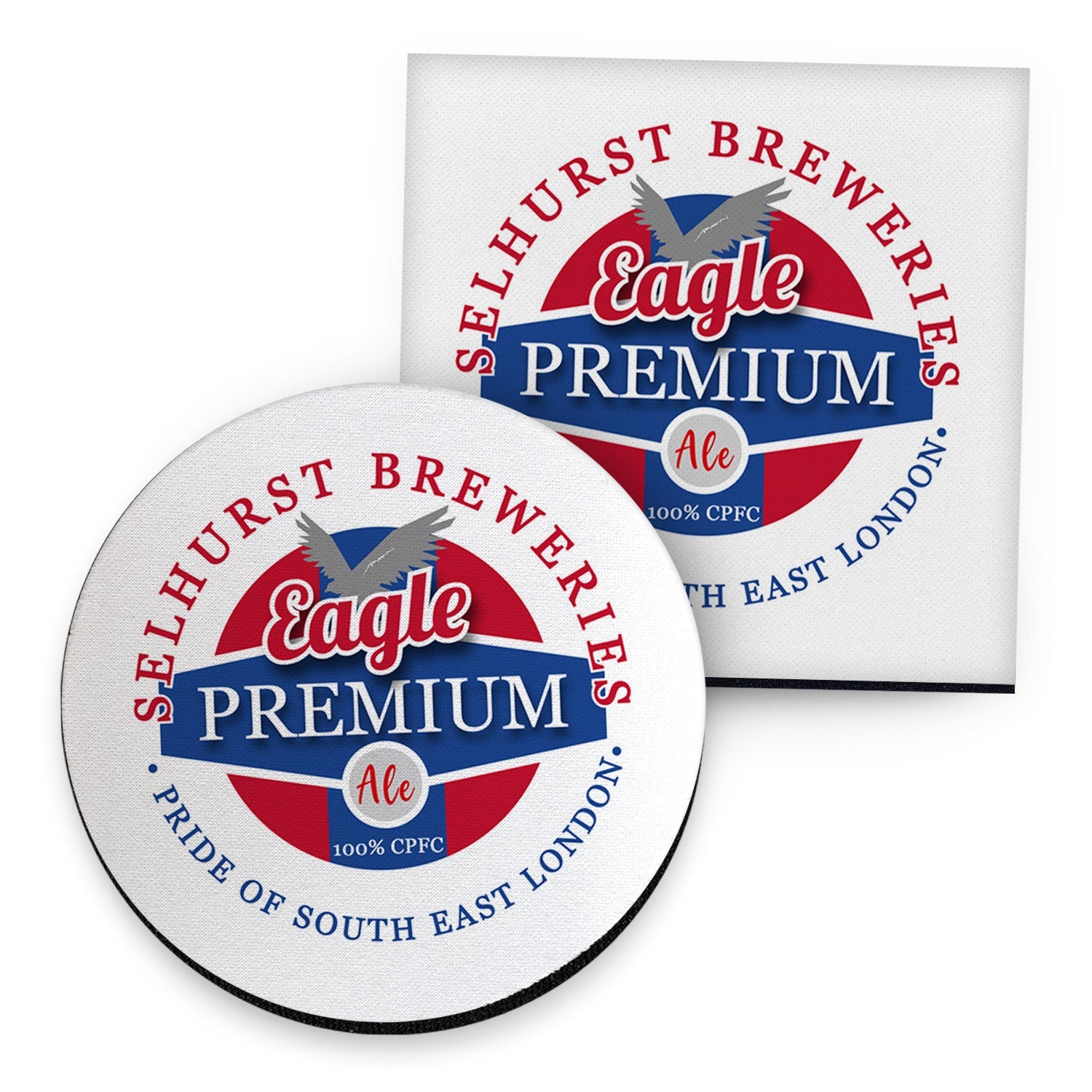 Crystal-Palace - Football Coaster - Square Or Circle