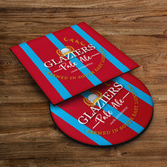 The Eagles Glaziers - Football Coaster - Square Or Circle