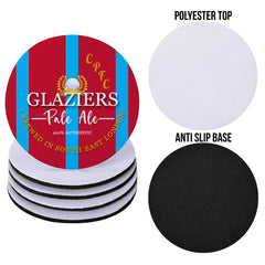 The Eagles Glaziers - Football Coaster - Square Or Circle