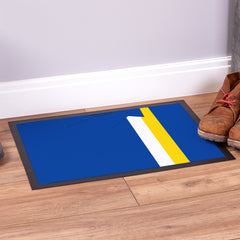 Cardiff 1976 Home Shirt - Personalised Retro Door Mat - 60cm x 40cm