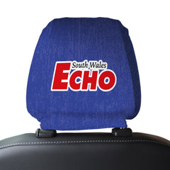 Cardiff 1992 Home - Retro Football Shirt - Pack of 2 - Car Seat Headrest Covers