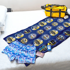 Cardiff - Football Legends - Microfibre Beach Towel - 150cm x 75cm