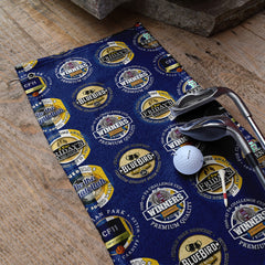 Cardiff - Football Legends - Retro Lightweight, Microfibre Golf Towel