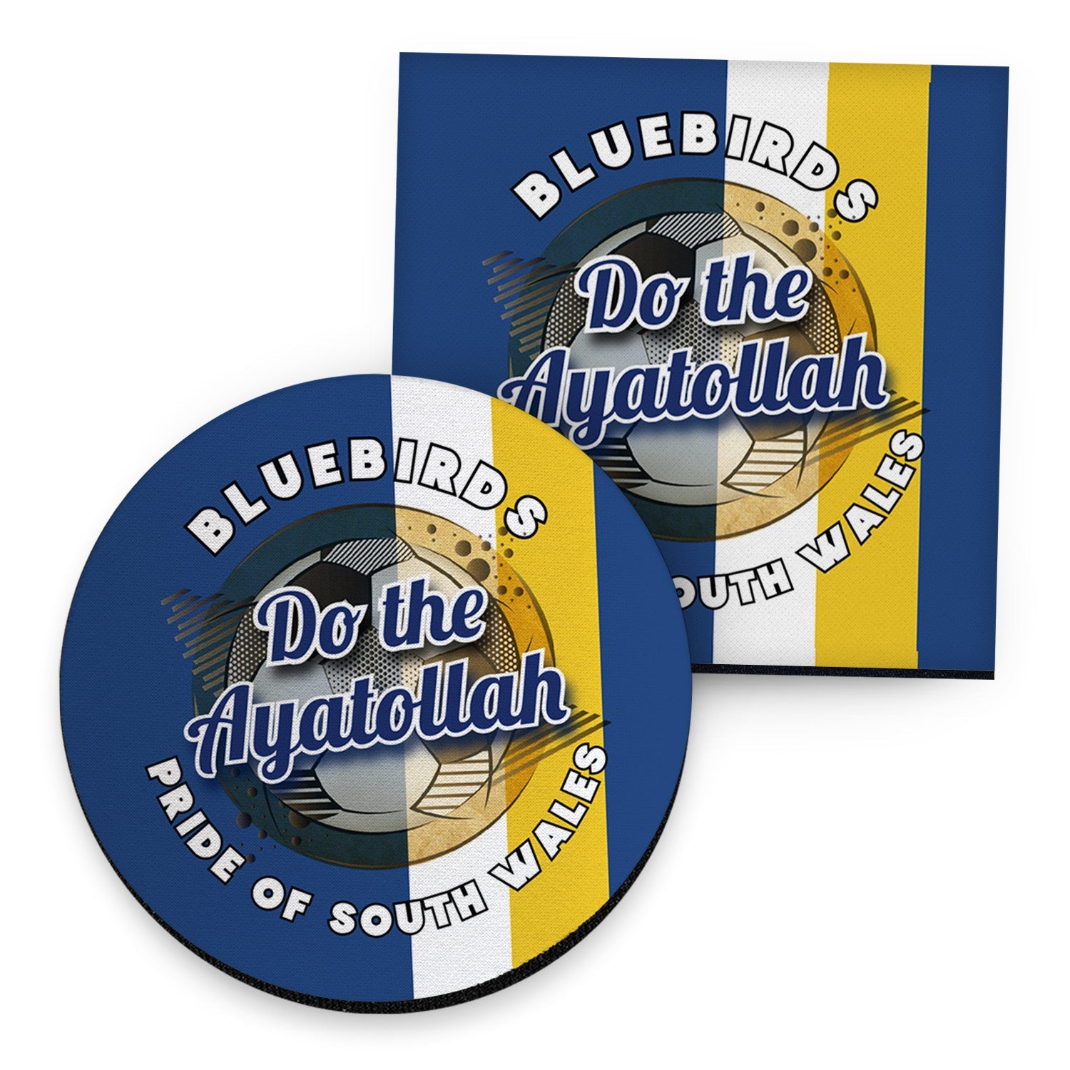 Cardiff Ayatollah - Football Coaster - Square Or Circle