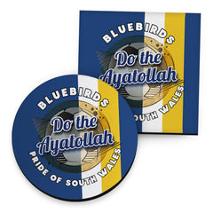 Cardiff Ayatollah - Football Coaster - Square Or Circle